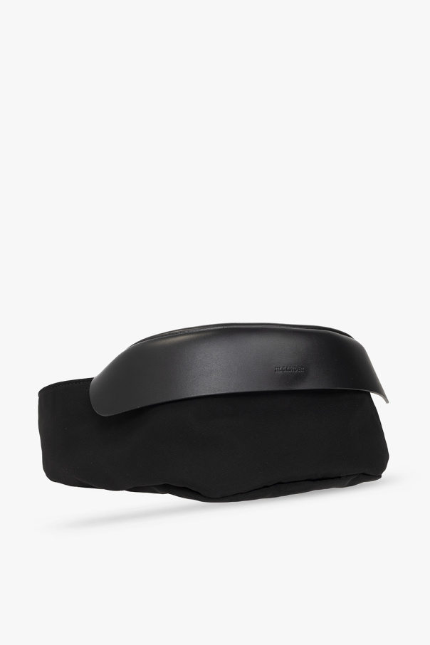 Jil Sander tailored knee-length shorts - Black Belt bag with